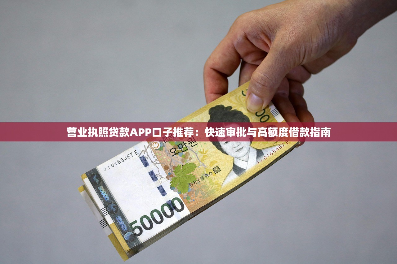 营业执照贷款APP口子推荐：快速审批与高额度借款指南