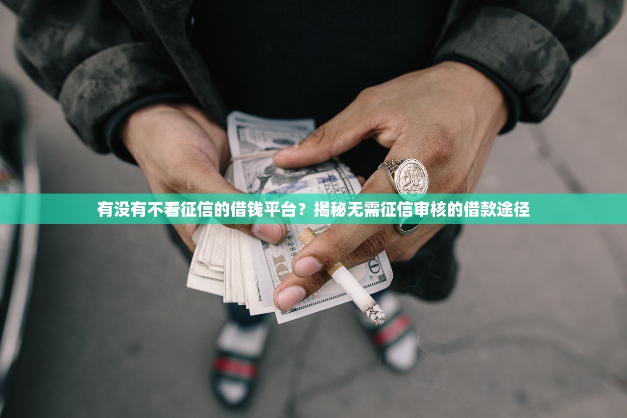 有没有不看征信的借钱平台？揭秘无需征信审核的借款途径