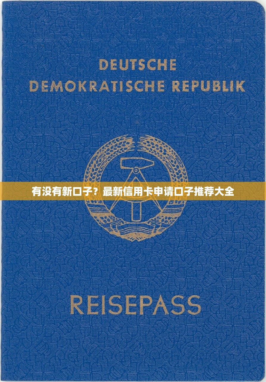 有没有新口子？最新信用卡申请口子推荐大全