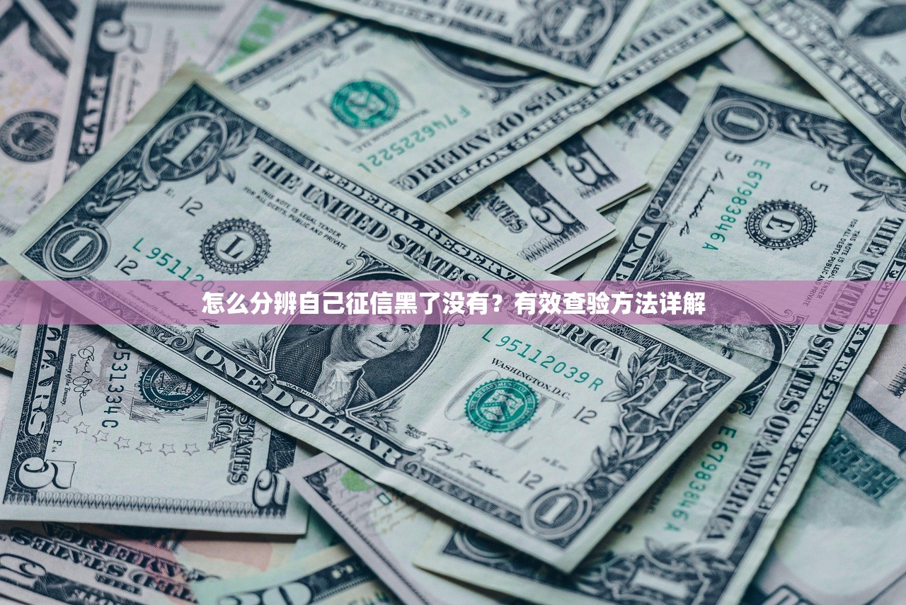 怎么分辨自己征信黑了没有?有效查验方法详解 怎么分辨自己征信黑了没有?有效查验方法详解