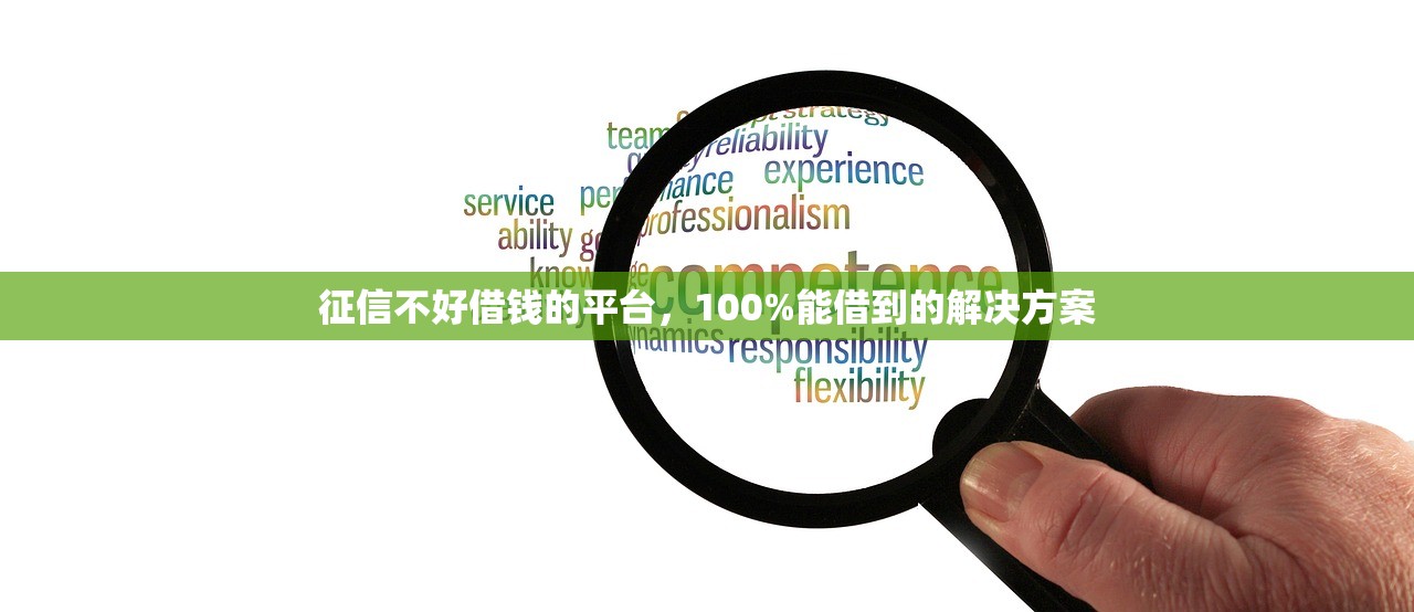征信不好借钱的平台,100%能借到的解决方案 征信不好借钱的平台,100%能借到的解决方案