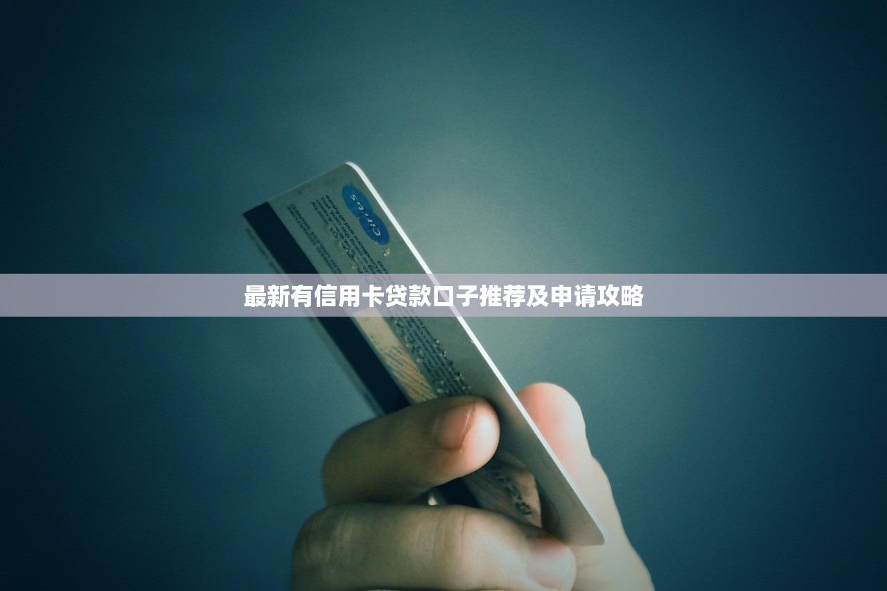 最新有信用卡贷款口子推荐及申请攻略