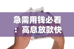 急需用钱必看:高息放款快的贷款平台有哪些? 急需用钱必看:高息放款快的贷款平台有哪些?