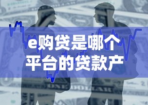 e购贷是哪个平台的贷款产品？全面解析申请流程与使用技巧