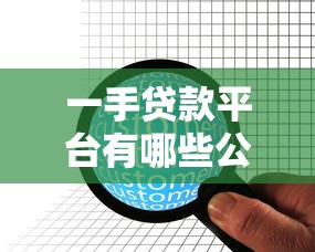 一手贷款平台有哪些公司？盘点10家靠谱贷款机构