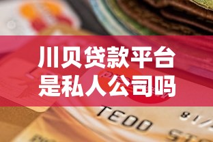 川贝贷款平台是私人公司吗?资质解析与贷款选择建议 川贝贷款平台是私人公司吗?资质解析与贷款选择建议