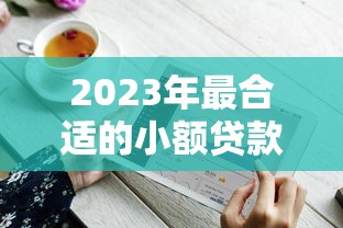 2023年最合适的小额贷款平台推荐及对比分析 2023年最合适的小额贷款平台推荐及对比分析