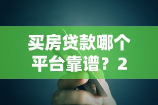 买房贷款哪个平台靠谱？2023年银行与网贷平台对比指南