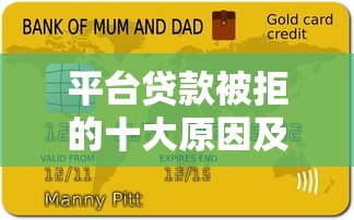 平台贷款被拒的十大原因及应对方案解析 平台贷款被拒的十大原因及应对方案解析