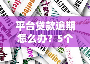 平台贷款逾期怎么办？5个应对策略化解危机