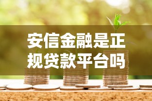 安信金融是正规贷款平台吗？深度解析平台资质与借款服务