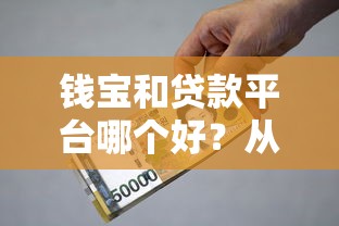 钱宝和贷款平台哪个好？从资质到利率全面对比分析