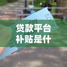 贷款平台补贴是什么意思？一文看懂优惠背后的门道