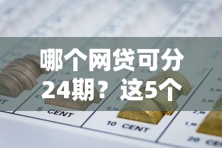 哪个网贷可分24期？这5个平台审核快、利息低