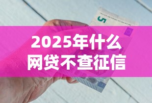 2025年什么网贷不查征信好下款？这几点要注意