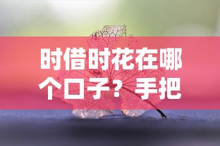 时借时花在哪个口子？手把手教你怎么选靠谱平台！