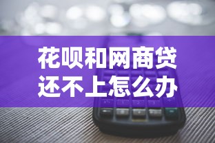 花呗和网商贷还不上怎么办？别慌！试试这5个自救方法