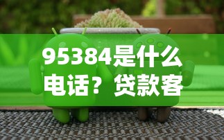 95384是什么电话？贷款客服电话答疑+常见套路解析