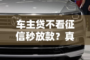 车主贷不看征信秒放款？真实案例解析这几个平台靠谱吗