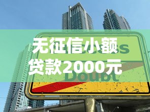 无征信小额贷款2000元怎么申请？这些技巧助你快速到账
