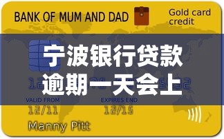 宁波银行贷款逾期一天会上征信吗？权威解答