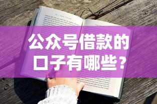 公众号借款的口子有哪些？这5个平台审核快、额度高