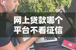 网上贷款哪个平台不看征信？这5个渠道实测能申请