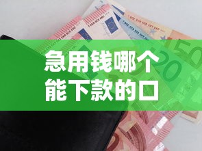 急用钱哪个能下款的口子?这5个平台审核快、额度高! 急用钱哪个能下款的口子?这5个平台审核快、额度高!
