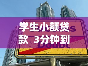 学生小额贷款  3分钟到账方案+低息平台实测推荐
