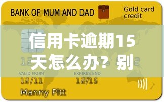 信用卡逾期15天怎么办？别慌！这3招帮你补救征信