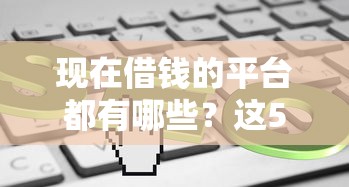 现在借钱的平台都有哪些？这5个正规渠道值得了解
