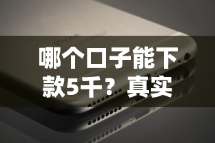 哪个口子能下款5千？真实评测这几个平台通过率高