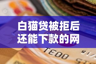 白猫贷被拒后还能下款的网贷平台有哪些? 白猫贷被拒后还能下款的网贷平台有哪些?