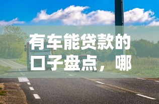 有车能贷款的口子盘点，哪些平台审核快、额度高？