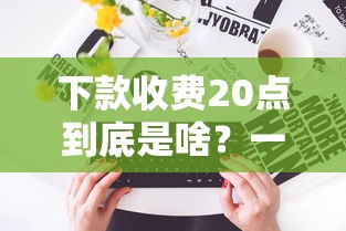 下款收费20点到底是啥？一文说清贷款手续费猫腻