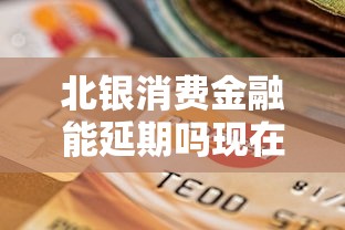 北银消费金融能延期吗现在？手把手教你协商还款方案
