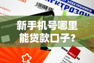 新手机号哪里能贷款口子？这几个靠谱平台审核快、额度高！