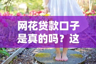 网花贷款口子是真的吗？这3个细节帮你避坑