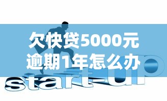欠快贷5000元逾期1年怎么办？这4招帮你化解危机