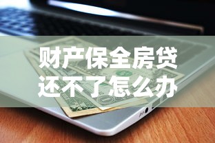 财产保全房贷还不了怎么办？这几种方案或许能帮你