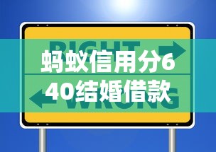 蚂蚁信用分640结婚借款平台推荐 这些渠道额度高利率低