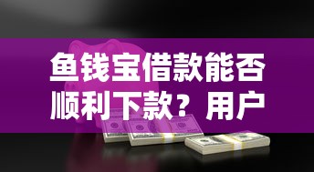 鱼钱宝借款能否顺利下款？用户实测+审核流程深度揭秘