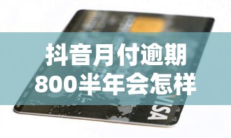 抖音月付逾期800半年会怎样？深度解析补救攻略