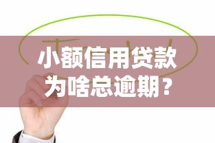 小额信用贷款为啥总逾期？这5个坑你可能也踩过！