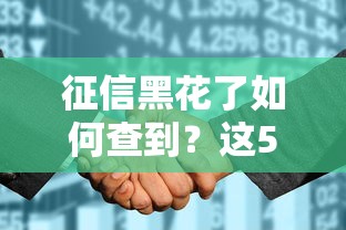 征信黑花了如何查到？这5个官方渠道必须收藏！