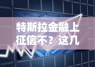 特斯拉金融上征信不？这几点车主必看！
