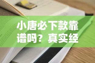 小唐必下款靠谱吗？真实经历告诉你这几个平台更稳当！