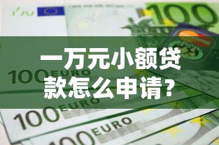 一万元小额贷款怎么申请？5个低息平台推荐