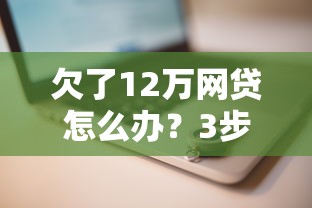 欠了12万网贷怎么办？3步上岸方法+平台推荐