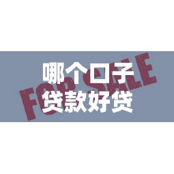 哪个口子贷款好贷？这5个平台审核快、额度高！